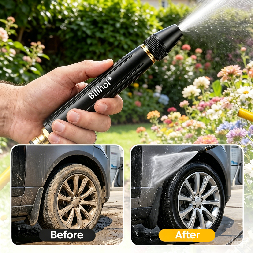 Billhol® 💯Home high-pressure car wash water gun , a must-have for watering plants and vegetables, and car washing.👍💦