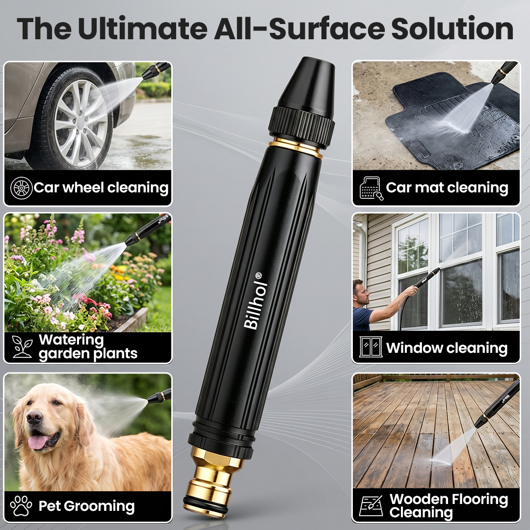 Billhol® 💯Home high-pressure car wash water gun , a must-have for watering plants and vegetables, and car washing.👍💦