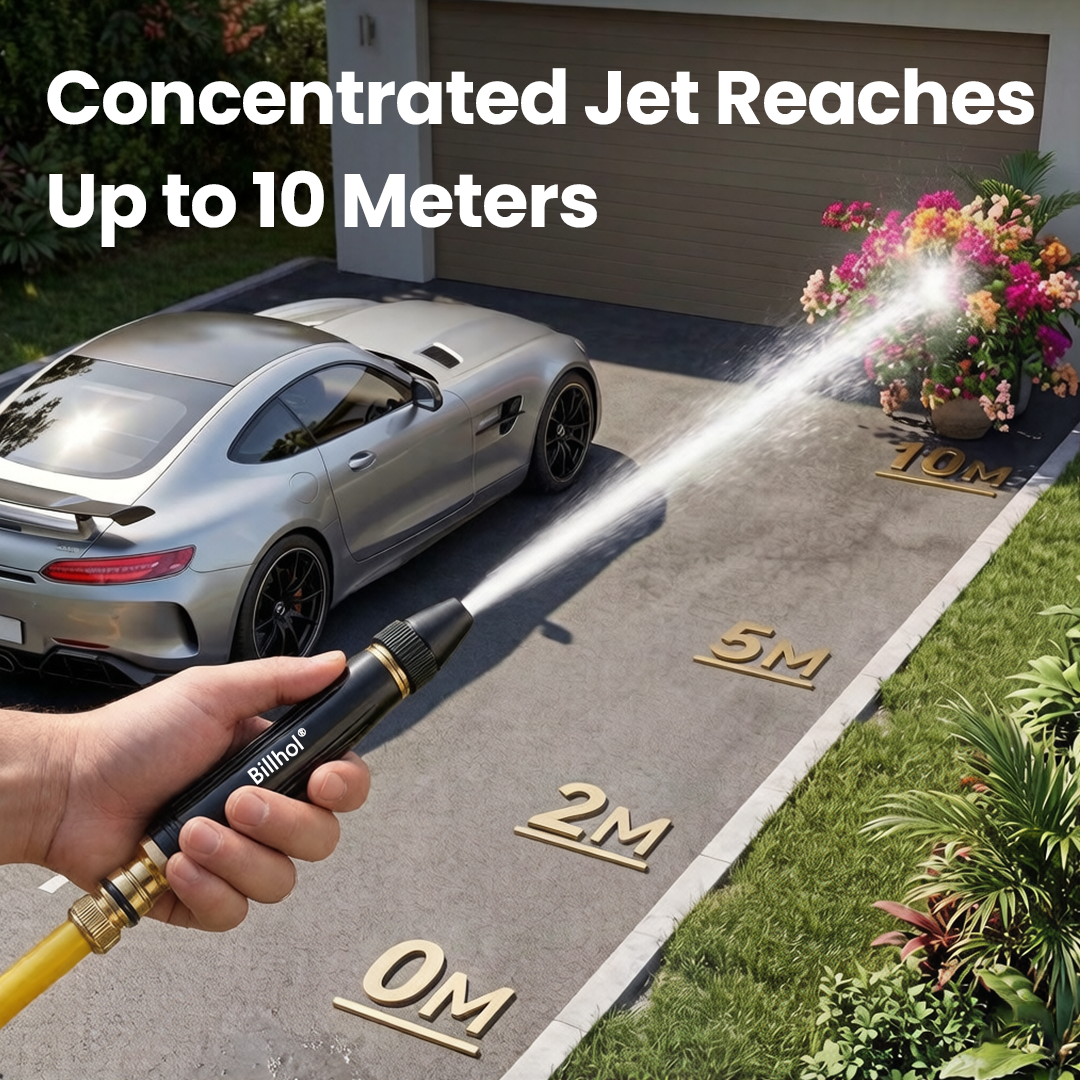 Billhol® 💯Home high-pressure car wash water gun , a must-have for watering plants and vegetables, and car washing.👍💦