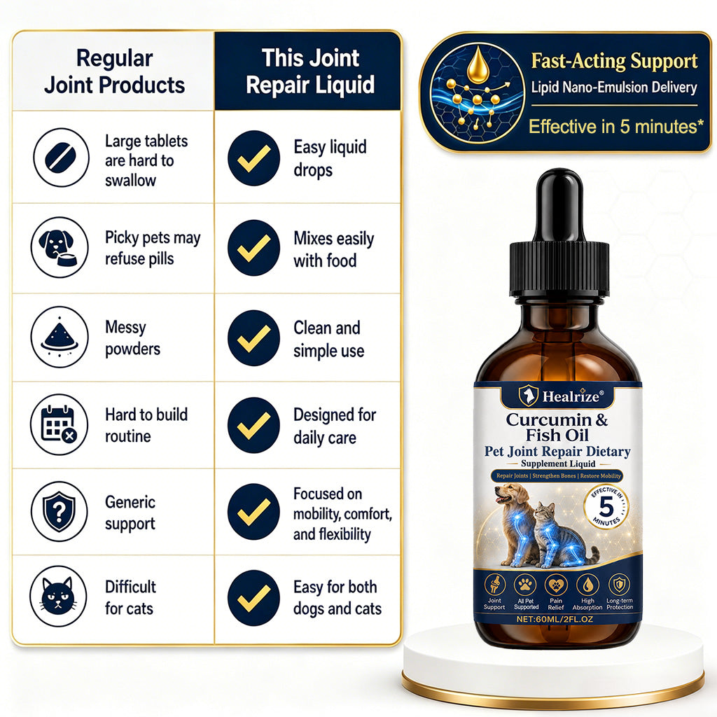 70 🌟 Official Store | Healrize® Pet Joint Care Drops