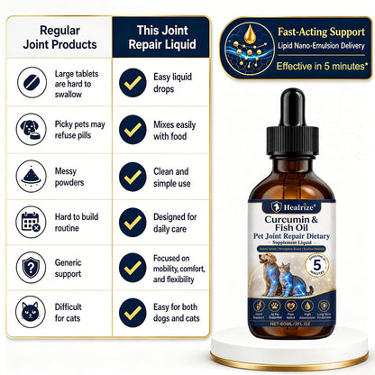 70 🌟 Official Store | Healrize® Pet Joint Care Drops