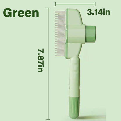 🔥Creawel®3-in-1 NanoCare Pet Flea Comb Grooming Brush ☑️ Removes Fleas, Cleans Fur & Massages Skin