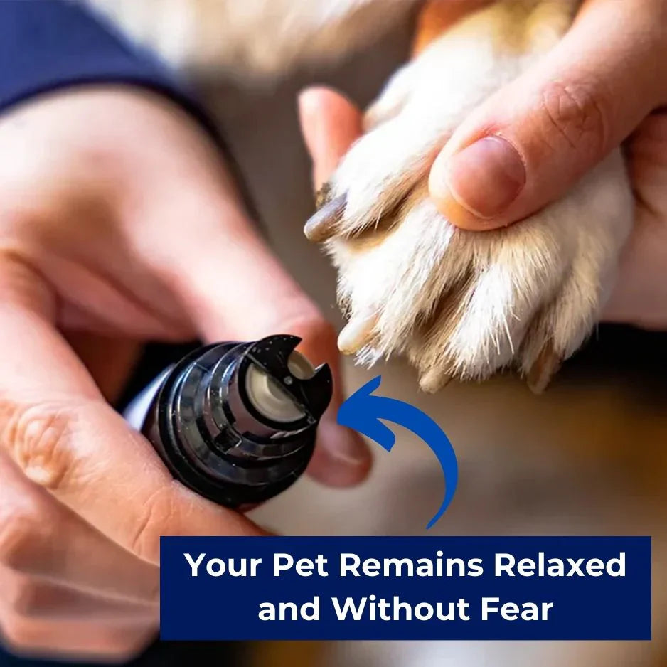 Creawel®Pet Nail Grinder, USB Rechargeable Cat & Dog Dust-Free Nail Trimmer with LED Quick Sensor, High-Power Adjustable Speed, New M1