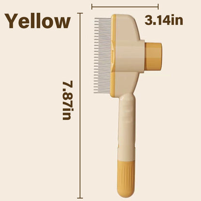 🔥Creawel®3-in-1 NanoCare Pet Flea Comb Grooming Brush ☑️ Removes Fleas, Cleans Fur & Massages Skin