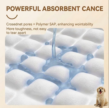 🐶 Creawel®  Disposable Pet Urine Absorbent Paper with Strong Suction