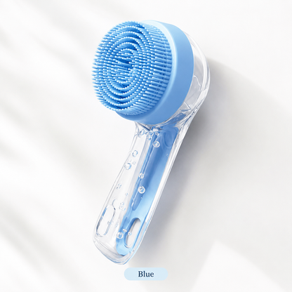 Pet Bath Brush with Built-In Shampoo Dispenser