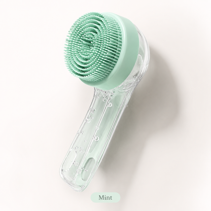 Pet Bath Brush with Built-In Shampoo Dispenser