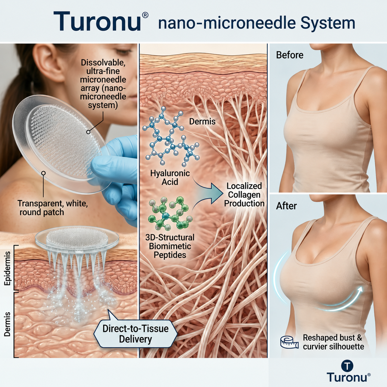 💥Turonu® 💔 Targeted Breast Enhancement Advanced Nano Microneedle Patch💃