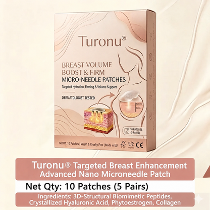 💥Turonu® 💔 Targeted Breast Enhancement Advanced Nano Microneedle Patch💃