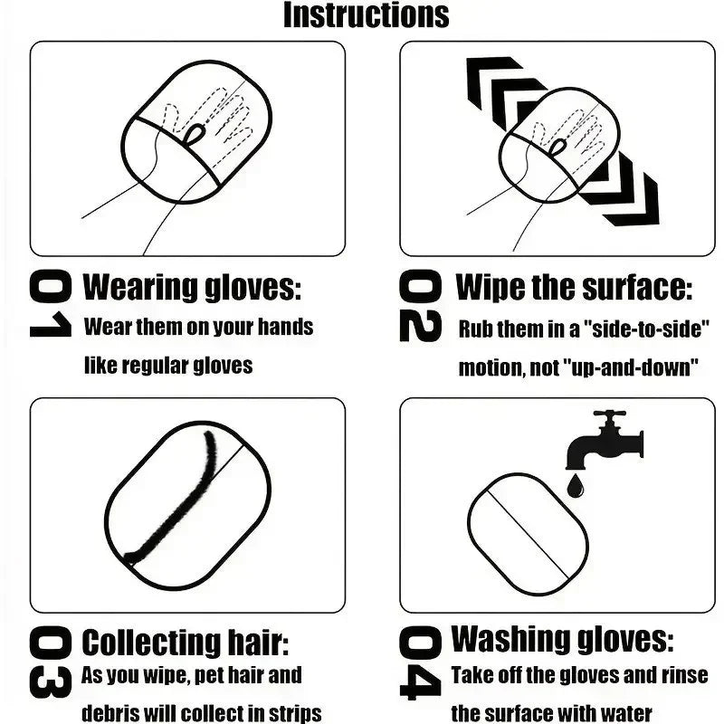 🔥Creawel®Pet Hair Removal Gloves