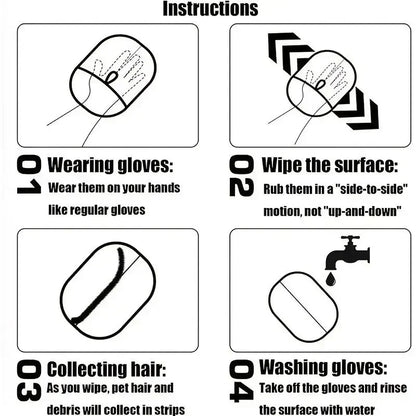 🔥Creawel®Pet Hair Removal Gloves