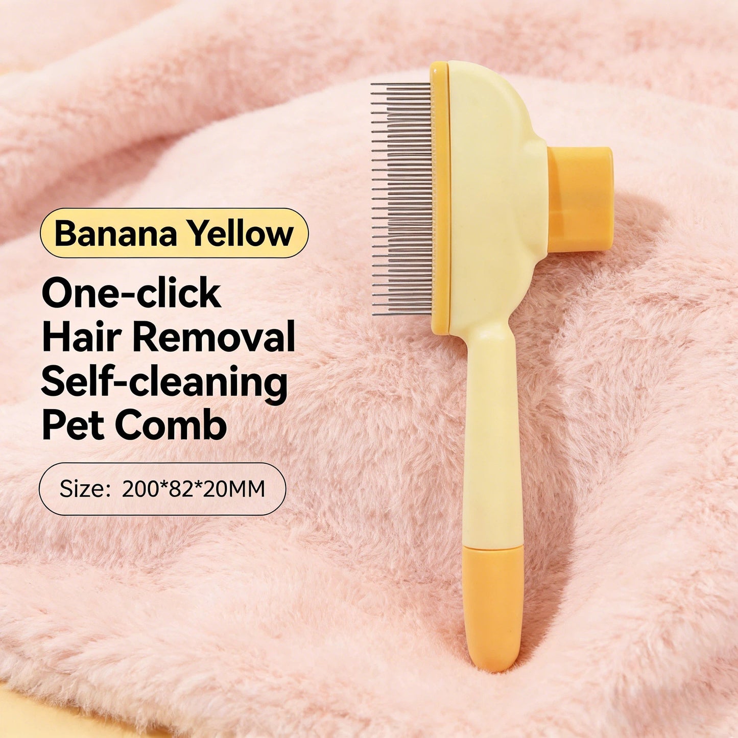 🔥Creawel®3-in-1 NanoCare Pet Flea Comb Grooming Brush ☑️ Removes Fleas, Cleans Fur & Massages Skin