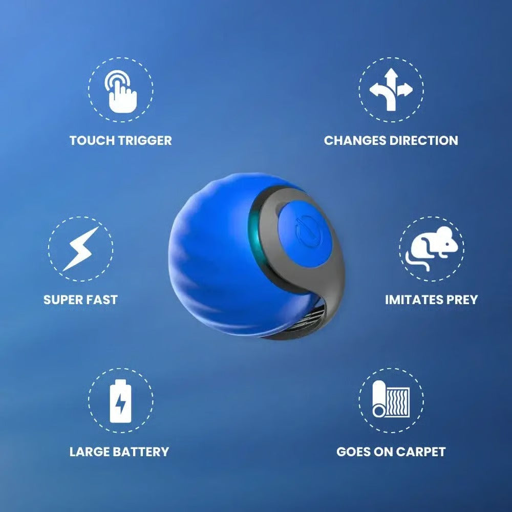 🔥Creawel® Interactive Electric Rolling Ball with Teasing Tail