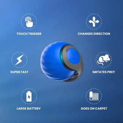🔥Creawel® Interactive Electric Rolling Ball with Teasing Tail