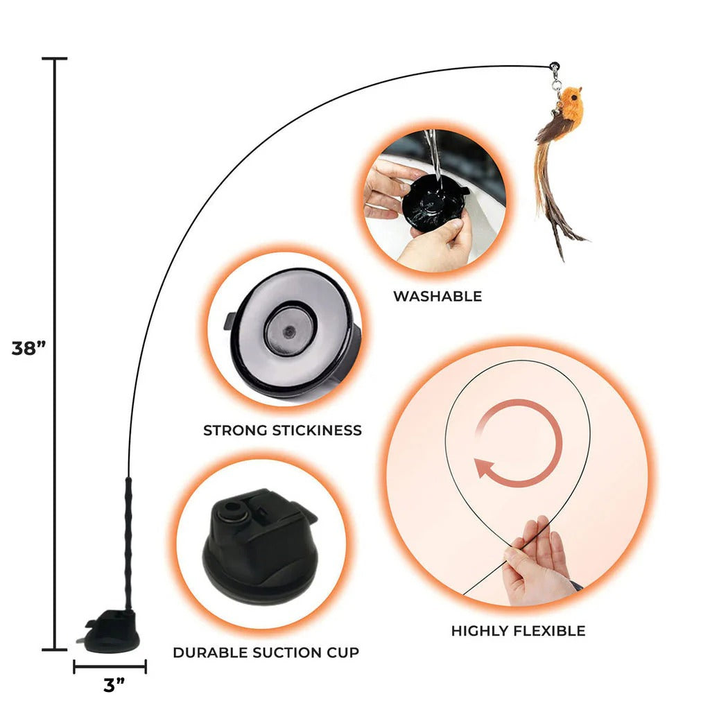 🐶The Creawel® Interactive Bird Simulation Cat Toy Set